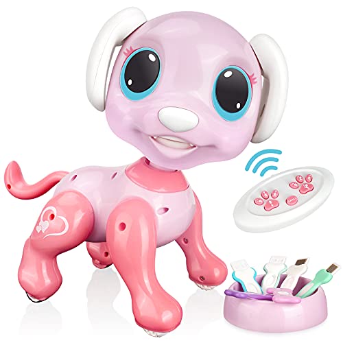 RACPNEL Remote Control Robot Dog Toy